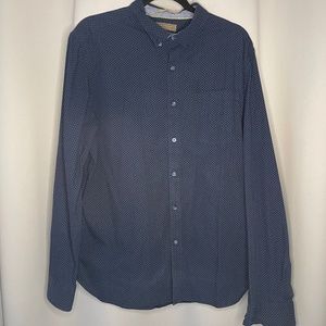 DENIM AND FLOWER MENS Slim Fit Casual Button Down Shirt Size XXL